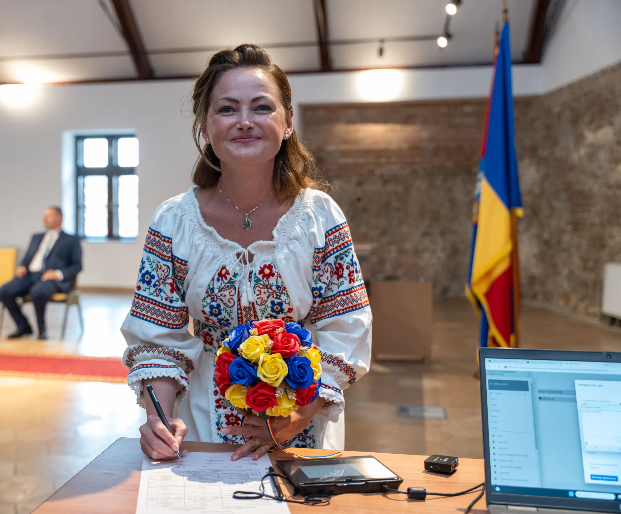 Fotografie cununie civilă realizată de LivioArt