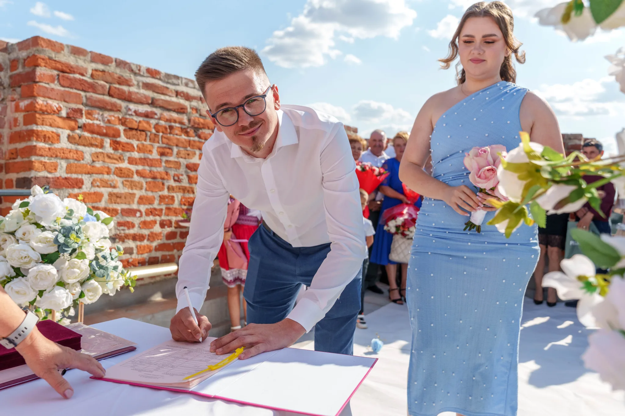 Fotografie cununie civilă realizată de LivioArt