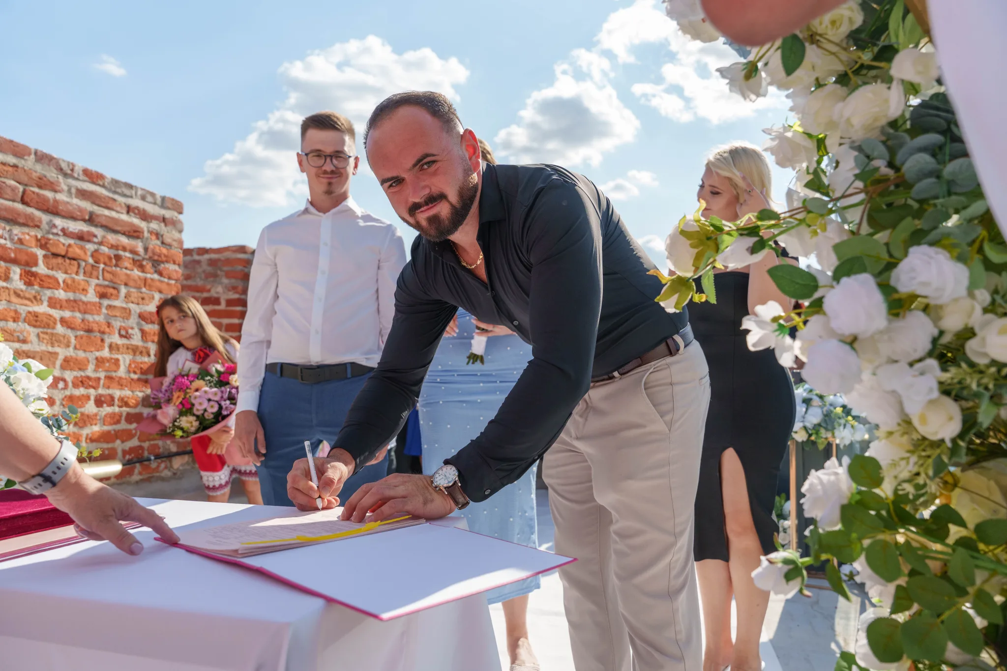 Fotografie cununie civilă realizată de LivioArt